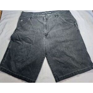 Enyce Jean Shorts Black Wash Baggy Hip-Hop Y2K Men's Size 42 Sean Puffy Combs